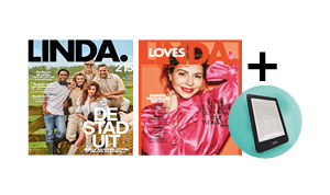 LINDA. jaarabonnement + vakantieboek + Kobo Clara 2E E-reader voor €119,20