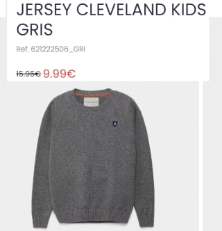 Jersey para Peques Cleveland por 9.99€