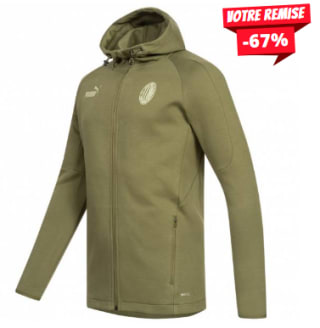 Sweat PUMA d'entrainement à capuche Milan AC à 24,99€