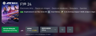 F1 2024 voor €11,99 in de Xbox store