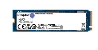 Disque dur SSD Kingston NV2 1 To PCIe 4.0 NVMe Gen 4x4 à 52,70€