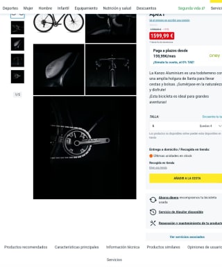 Bicicleta de gravel aluminio Ridley Kanzo Aluminium Apex1 por 1,599€