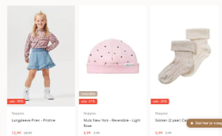 Tot 50% korting bij Noppies tijdens de sale
