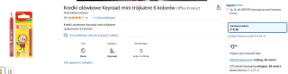 6 kleurpotloden voor €0,46 bij Amazon