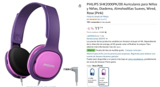 Auriculares Philips niños Diadema, altavoz 32mm por 11,27€
