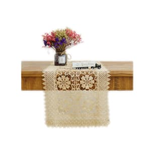 BaronHong Table Runner/Overlay bordado floral por 1,99€