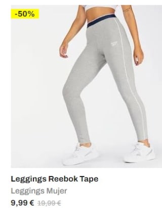Recopilación marca reebok desde 5€ en Sprinter
