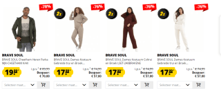 BRAVE SOUL uitverkoop tot 78% korting bij Sport Korting