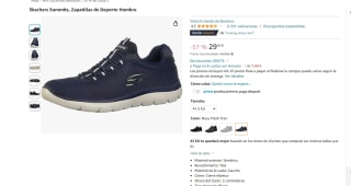 Skechers Summits, Zapatillas de Deporte Hombre por 29,95€