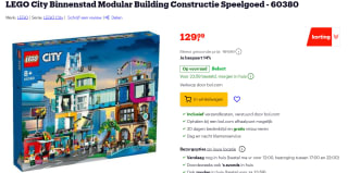 LEGO City Binnenstad (60380) voor €129,99