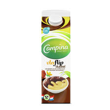 1+2 gratis op Campina vlaflip, zacht & luchtig of slagroom vla bij Poiesz-supermarkten