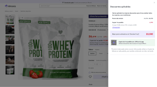 Foodelis Proteinas Whey 2KG por 22,58€