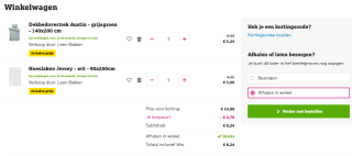 2e halve prijs op bijna alle dekbedovertrekken en hoeslakens bij Leen Bakker