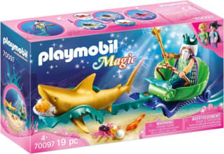 PLAYMOBIL Magic Koning der zeeën met haaienkoets - 70097 voor €5,90 bij bol.com