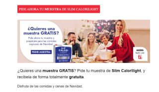 Muestra gratis Slim Calor Slim Calorilight