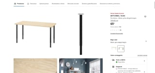 Escritorio MITTCIRKEL OLOV por 65€