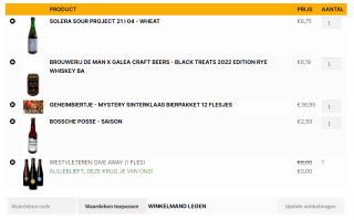 Gratis Westvleteren bier bij aankoop vanaf €50 bij Geheimbiertje