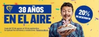 -20% de Descuento Aniversario Ryanair.