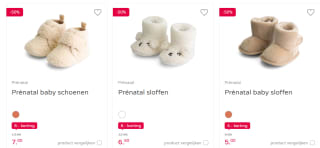 Tot 70% korting op babyschoentjes en slofjes bij Prenatal