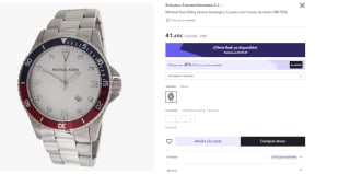 Reloj Michael Kors de Cuarzo Mk7056 por 33.32€