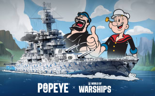 DLC Popeye o Bluto en World of Warships en Epic Games y Steam