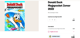 Donald Duck Megapocket Zomer 2022 voor €2,39