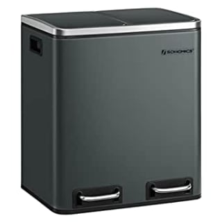 Songmics Afvalemmer voor de keuken, 30L voor €73,59 bij Amazon