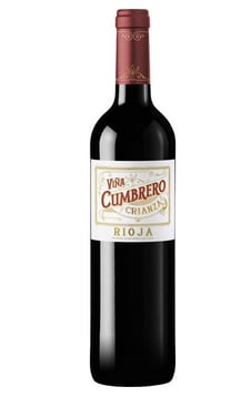 Vino tinto crianza DOCa Rioja botella 75c VIÑA CUMBRERO a solo 5,65€