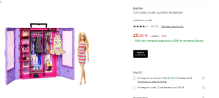 Barbie - Armario Ultimate Closet por 18.17€