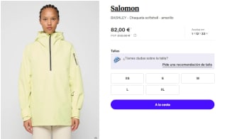 Chaqueta de Esqui para Mujer Salomon BASHLEY por 73.8€