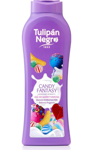 Gel de baño Tulipán Negro Candy Fantasy 650m65por 1,22€.