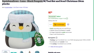 Diverse Kerst Squishmallows voor €9,99 bij Bol