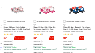 Tot 65% korting op schaatsen bij Bol.