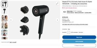 Win eBay's Shark STYLE iQ Ionic hair dryer for only £84.64