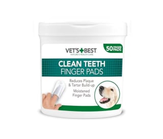 Almohadillas Vet's Best limpieza de dientes para perros por solo 3,66€