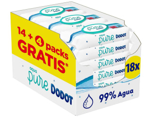 Toallitas Dodot Aqua pure por solo 29,02€