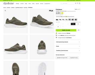 Zapatillas Fila Beam running Hombre por solo 19,99€