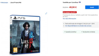 Lies of P para (PS5, PS4 y Xbox) Pre-compra por 49,99€