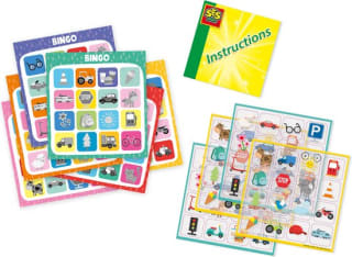 SES - Reisspel - Raamsticker bingo - herbruikbaar voor €6,99 bij Bol