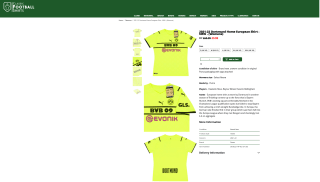 Camiseta 1a Equipación Borussia Dortmund 21/22 por solo 9,99€