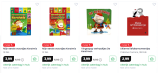 2 boeken voor €5 uit selectie bij Boekenvoordeel