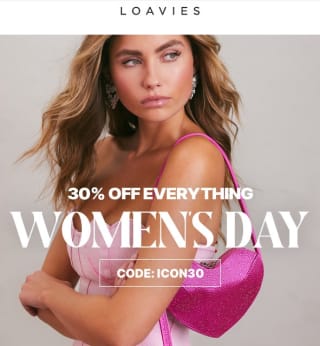 30% korting op alles bij Loavies