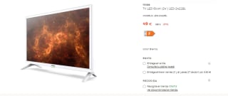 Inves Televisión 24 pulgadas LED-2421T2 HD Ready por 39€ y hay otra por 49€