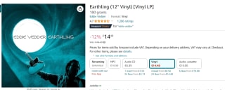 Eddie Vedder - Earthling (LP) voor €14,48 bij Amazon