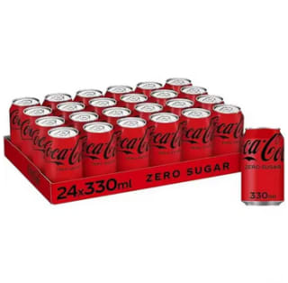 Coca Cola Zero pack 24 latas 33 cl por 12,28€