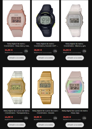 Relojes Casio hasta 60% descuento muchos modelos y muy buenos precios