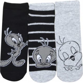 Pack de 3 Pares de Calcetines Tweety Warner Bros para mujer por 2,99€