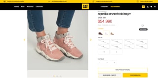Zapatilla Cat Research Mid para mujer por $54.990
