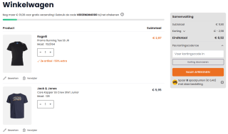 Tot 75% korting + 50% extra korting op elk 2e item in de outlet van Plutosport