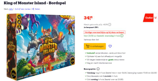 King of Monster Island Bordspel voor €34,15 bij Bol